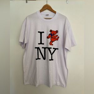 Grateful Dead I love NY bear graphic Tshirt XL